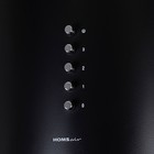 Вытяжка HOMSair FLY 1000SD 39, дизайнерская, 1000 м3/ч, 3 скорости, 38 см, чёрная - Фото 7