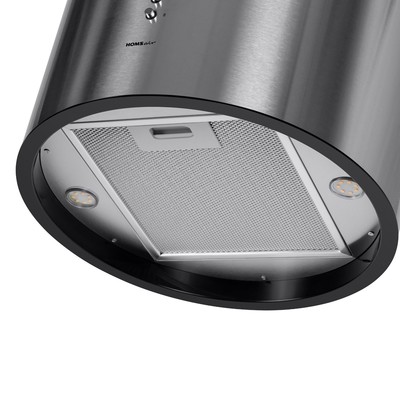 Вытяжка HOMSair FLY 1000SD 39, дизайнерская, 1000 м3/ч, 3 скорости, 38 см, серебристая