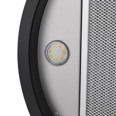 Вытяжка HOMSair FLY 1000SD 39, дизайнерская, 1000 м3/ч, 3 скорости, 38 см, серебристая