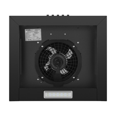 Вытяжка HOMSair PHLOX Push 40, телескопическая, 700 м3/ч, 3 скорости, 40 см, чёрная