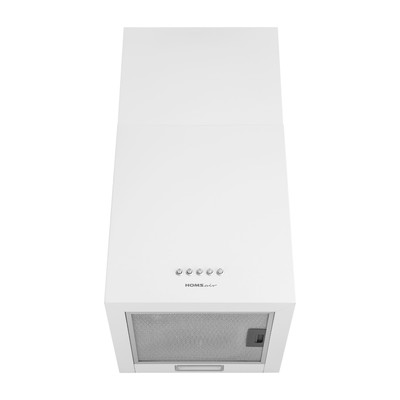 Вытяжка HOMSair PHLOX Push 40, телескопическая, 700 м3/ч, 3 скорости, 40 см, белая