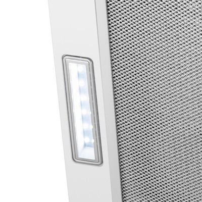Вытяжка HOMSair PHLOX Push 40, телескопическая, 700 м3/ч, 3 скорости, 40 см, белая