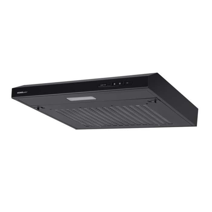 Вытяжка HOMSair HORIZONTAL 50, плоская, 420 м3/ч, 3 скорости, 50 см, чёрная - Фото 1
