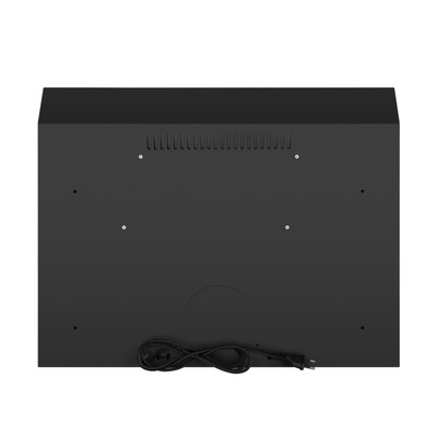 Вытяжка HOMSair HORIZONTAL 60, плоская, 420 м3/ч, 3 скорости, 60 см, чёрная