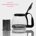 Чайник стеклянный заварочный Доляна «Иллюзия», 700 мл, с металлическим ситом - Фото 2