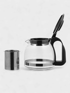 Заварочный чайник Доляна «Иллюзия», 700 мл, с металлическим ситом, стекло, чёрный - Фото 2