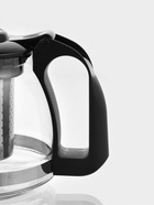 Заварочный чайник Доляна «Иллюзия», 700 мл, с металлическим ситом, стекло, чёрный - Фото 4