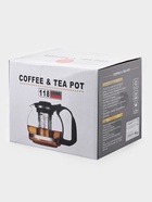 Заварочный чайник Доляна «Иллюзия», 1.25 л, с металлическим ситом, стекло, чёрный - Фото 8