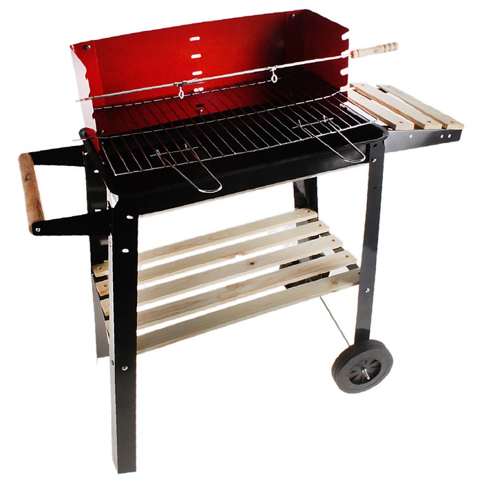 Барбекю со столешницей, на колесиках, 23×43×87 см, уценка - Фото 1