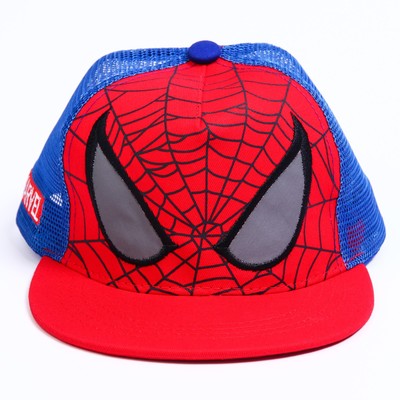 Кепка детская для мальчика с сеткой «Супергерой», размер 52-54