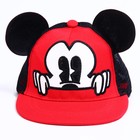 Кепка детская, красная, размер 48-53 «Микки Маус» - фото 38579299