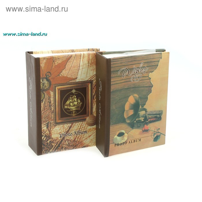 фотоальбом 10*15 100 фото глобус, грамофон - Фото 1
