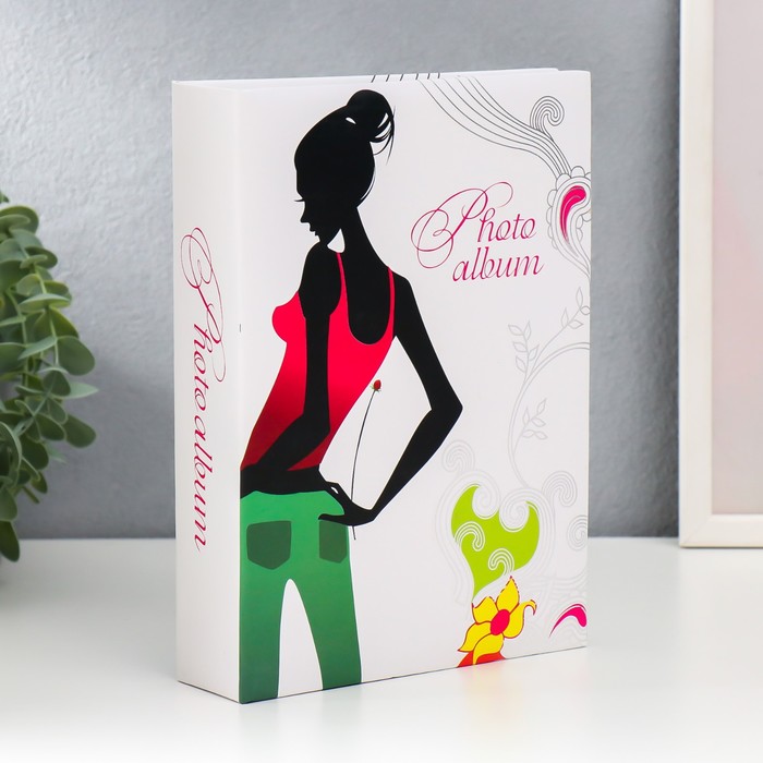 Фотоальбом 200фото 10х15 см "Гламур" 23х17,5х5 см МИКС - Фото 1