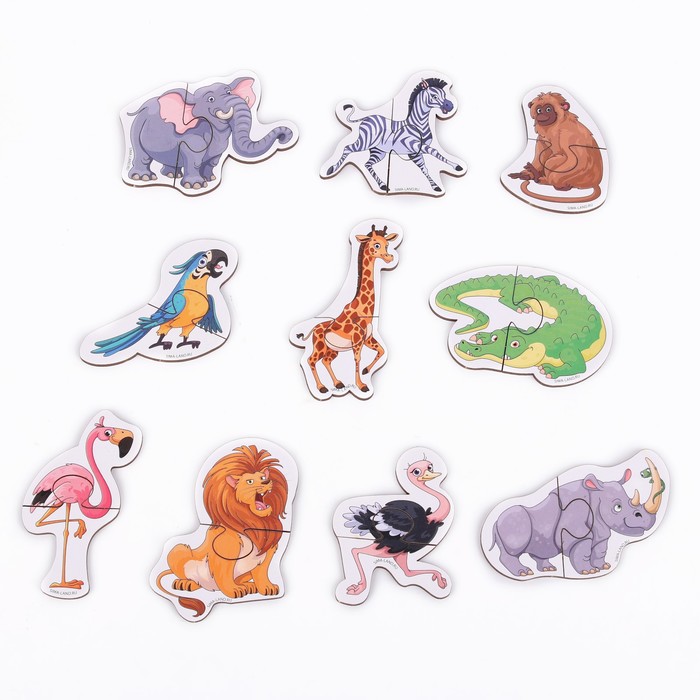 Пазлы «Любимые картинки», животные Африки 54247