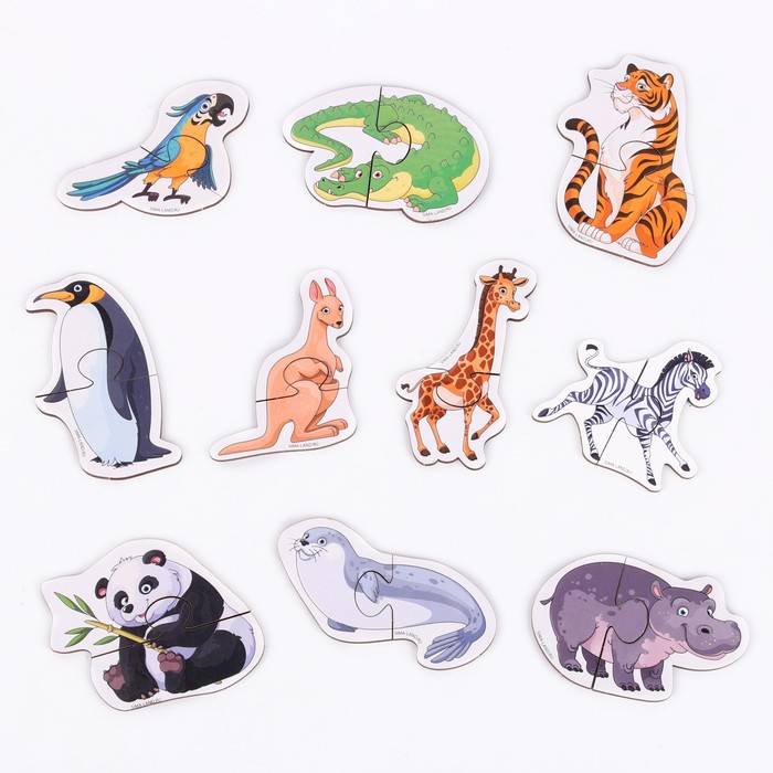 Пазлы «Любимые картинки», зоопарк 54249