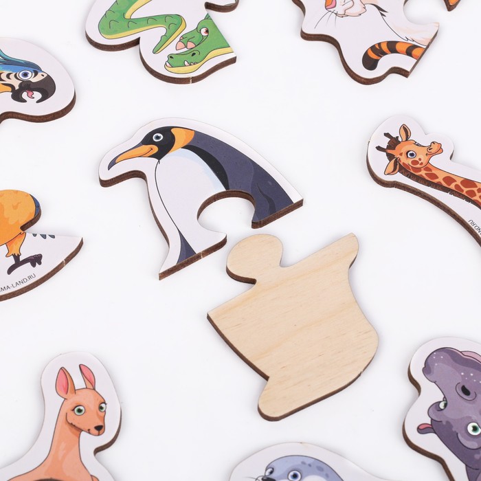 Пазлы «Любимые картинки», зоопарк 54249