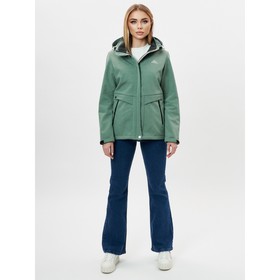 

Ветровка женская softshell бирюзового цвета, размер 48