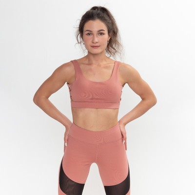 Топ женский спортивный, цвет розовый, размер 44 (S)
