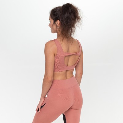 Топ женский спортивный, цвет розовый, размер 44 (S)