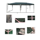 Шатёр туристический, 600×300 см, открытый, зелёный - фото 44110183