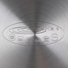 Сковорода «Общепит», d=20 см, толщина корпуса 0,6 мм, дно 3,5 мм, антипригарное покрытие, индукция, цвет металлик - Фото 5