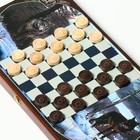 Нарды "Стая", деревянная доска 50 х 50 см, с полем для игры в шашки - фото 10248103