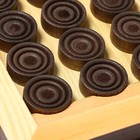 Нарды "Рыцарь", деревянная доска 50 х 50 см, с полем для игры в шашки - фото 35643807