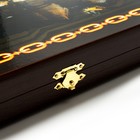 Нарды "Рыцарь", деревянная доска 50 х 50 см, с полем для игры в шашки - фото 35643809