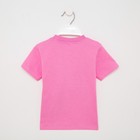 Футболка для девочки, цвет розовый/мишки, рост 104 см - Фото 3