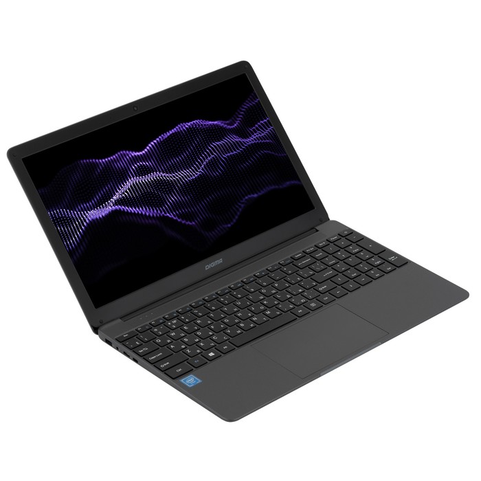 Ноутбук Digma EVE 15 P417, 15.5", J3710, 4Гб, SSD 128 Гб, HD 405, Win10, Wi-Fi, BT, серый - фото 51440436