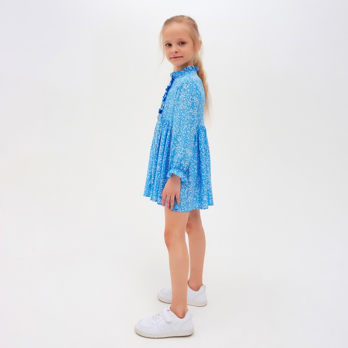 Платье для девочки MINAKU цвет голубой, рост 104 - фото 1907444334