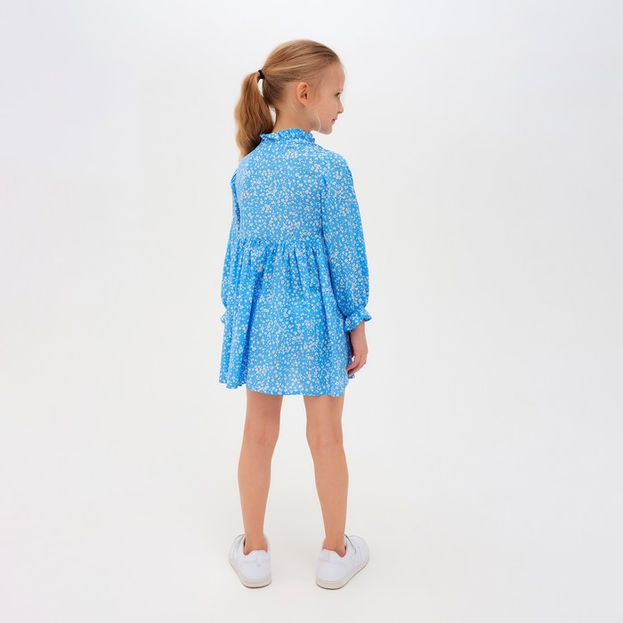 Платье для девочки MINAKU цвет голубой, рост 104 - фото 1907444335