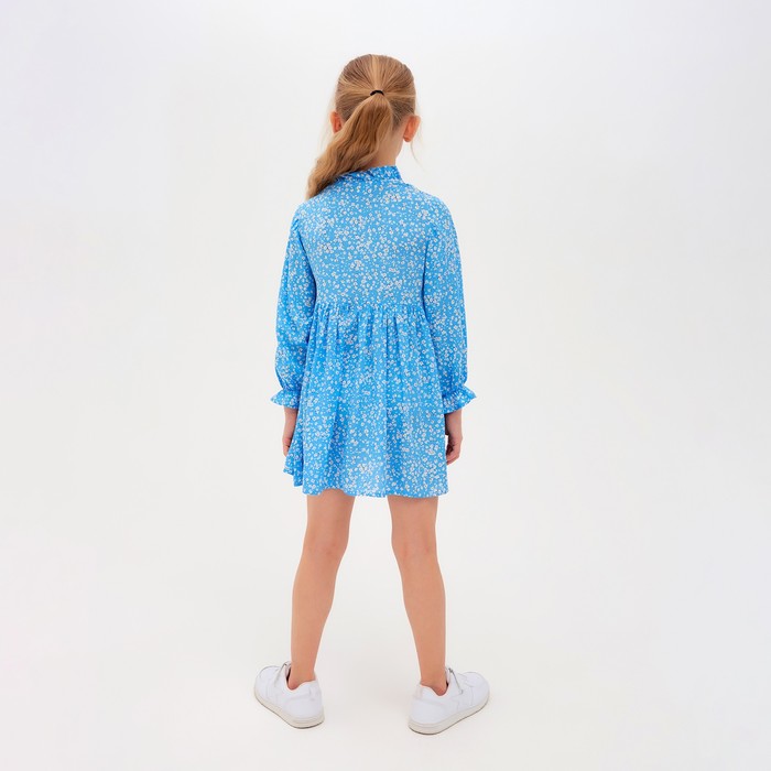 Платье для девочки MINAKU цвет голубой, рост 104 - фото 1907444336