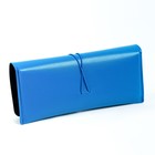 Футляр для очков, чехол, салфетка, синий - Фото 3