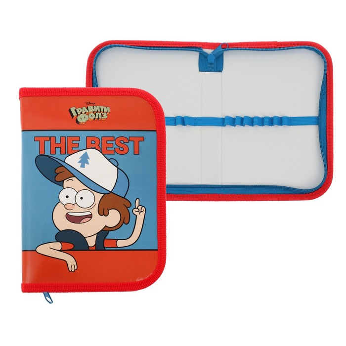 Пенал 1 секция, 130 х 190 х 30 мм, "Гравити Фолз" (DISNEY), ламинированный картон NPn_37030 - Фото 1