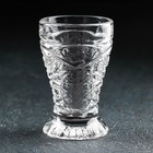 Набор стопок стеклянных Доляна «Северная звезда», 50 мл, 4,8×7,5 см, 6 шт - фото 24497818