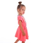 Платье для девочки, цвет коралл, рост 74 см 7862637