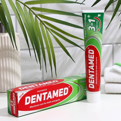 Паста зубная Dentamed Triple Protection, 100 г - Фото 1