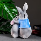 Копилка "Целующаяся пара зайчиков" 26х16х13см - фото 805883008