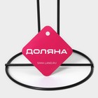 Держатель для рулонов туалетной бумаги Доляна, 55×15×15 см, чёрный - Фото 5