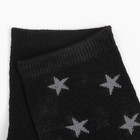 Носки детские, цвет чёрный/звезды, размер 22-24 - Фото 2