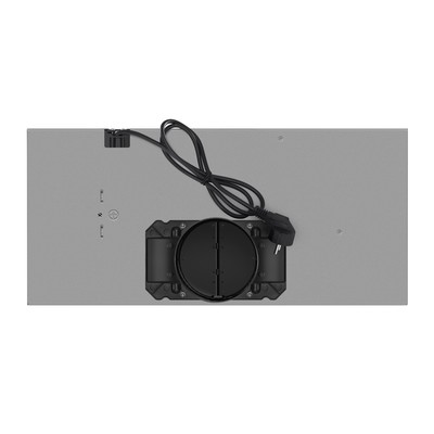 Вытяжка встраиваемая HOMSair Camelia Power 60RD, 850 м3/ч, 3 скорости, 59.8 см, чёрная