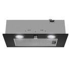 Вытяжка встраиваемая HOMSair Camelia Power 60RD, 850 м3/ч, 3 скорости, 59.8 см, чёрная - Фото 4