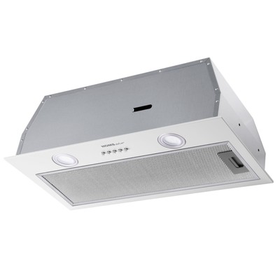 Вытяжка HOMSair FLEET 60, встраиваемая, 520 м3/ч, 3 скорости, 59.8 см, белая