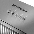 Вытяжка HOMSair FLEET 60, встраиваемая, 520 м3/ч, 3 скорости, 59.8 см, серебристая - Фото 5