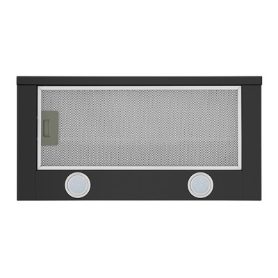Вытяжка HOMSair FLAT 60, встраиваемая, 520 м3/ч, 2 скорости, 60 см, чёрная