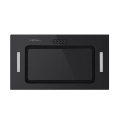 Вытяжка HOMSair Crocus Push 52, встраиваемая, 850 м3/ч, 3 скорости, 52 см, чёрная