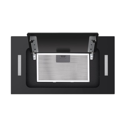 Вытяжка HOMSair Crocus Push 52, встраиваемая, 850 м3/ч, 3 скорости, 52 см, чёрная