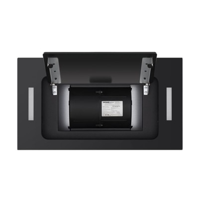 Вытяжка HOMSair Crocus Push 52, встраиваемая, 850 м3/ч, 3 скорости, 52 см, чёрная