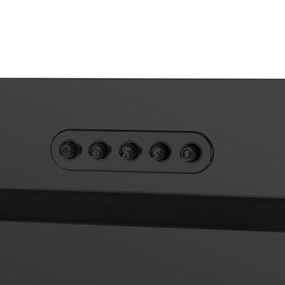Вытяжка HOMSair Crocus Push 52, встраиваемая, 850 м3/ч, 3 скорости, 52 см, чёрная